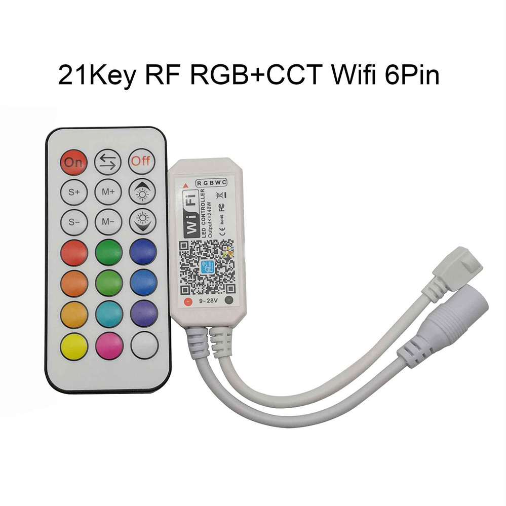 WIFI RGBCCT LED Controller - Replacement By CON-WIFI-3BUTTON-6PIN WIFI RGBCCT LED Controller - Replacement By CON-WIFI-3BUTTON-6PIN